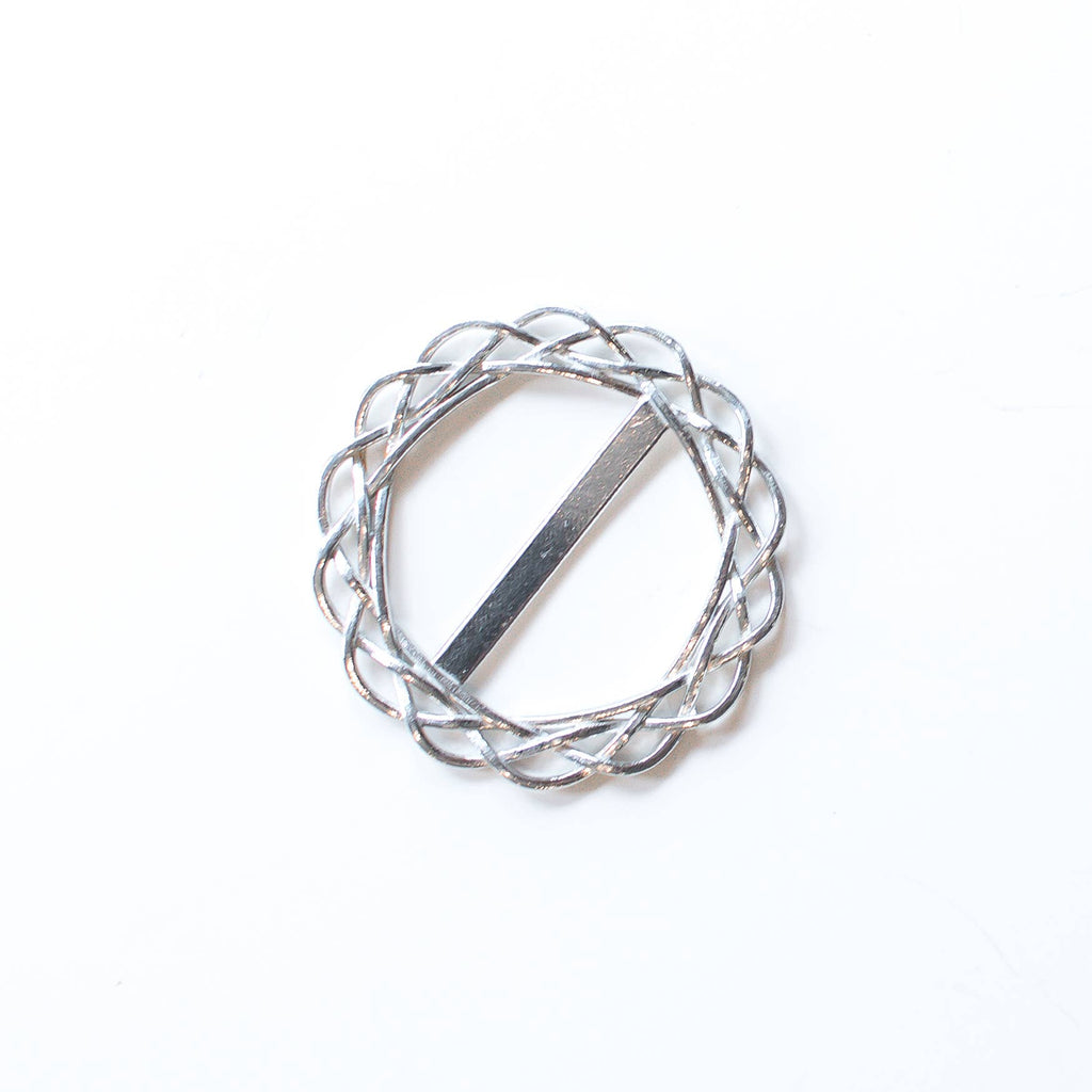 Pewter - Scarf Ring - Circle