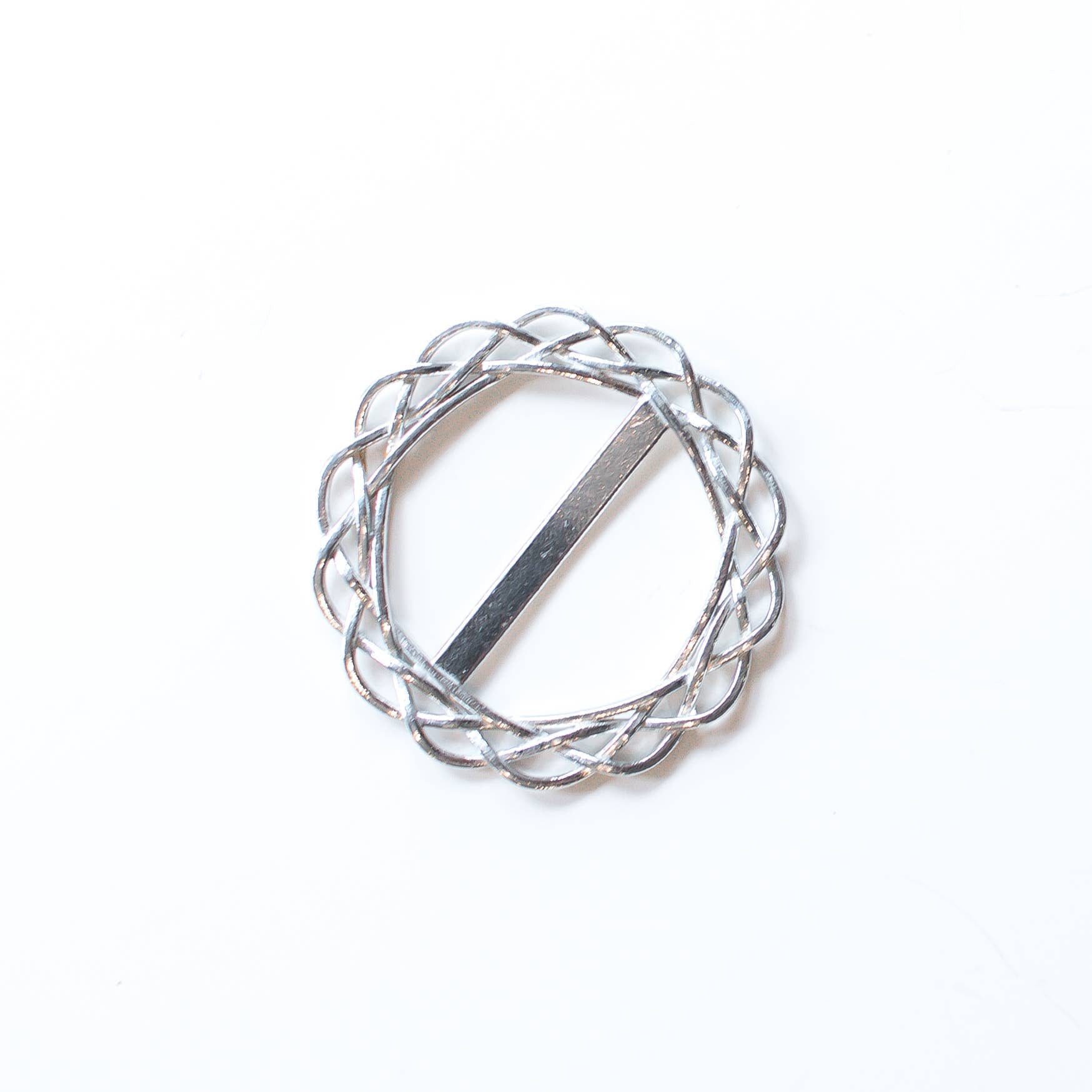 Pewter - Scarf Ring - Circle