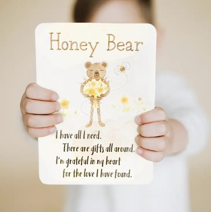 Honey Bear Kin + Book - Gratitude