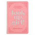 Look Up, Girl! Pink Faux Leather Devotional