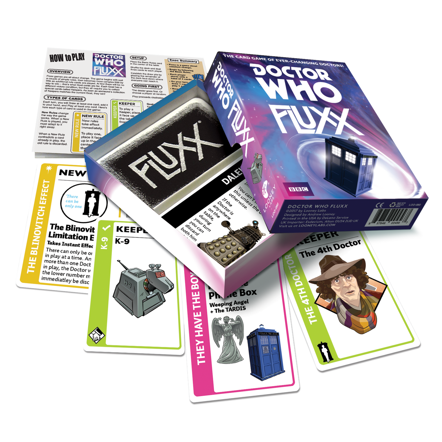 Doctor Who Fluxx Card Game