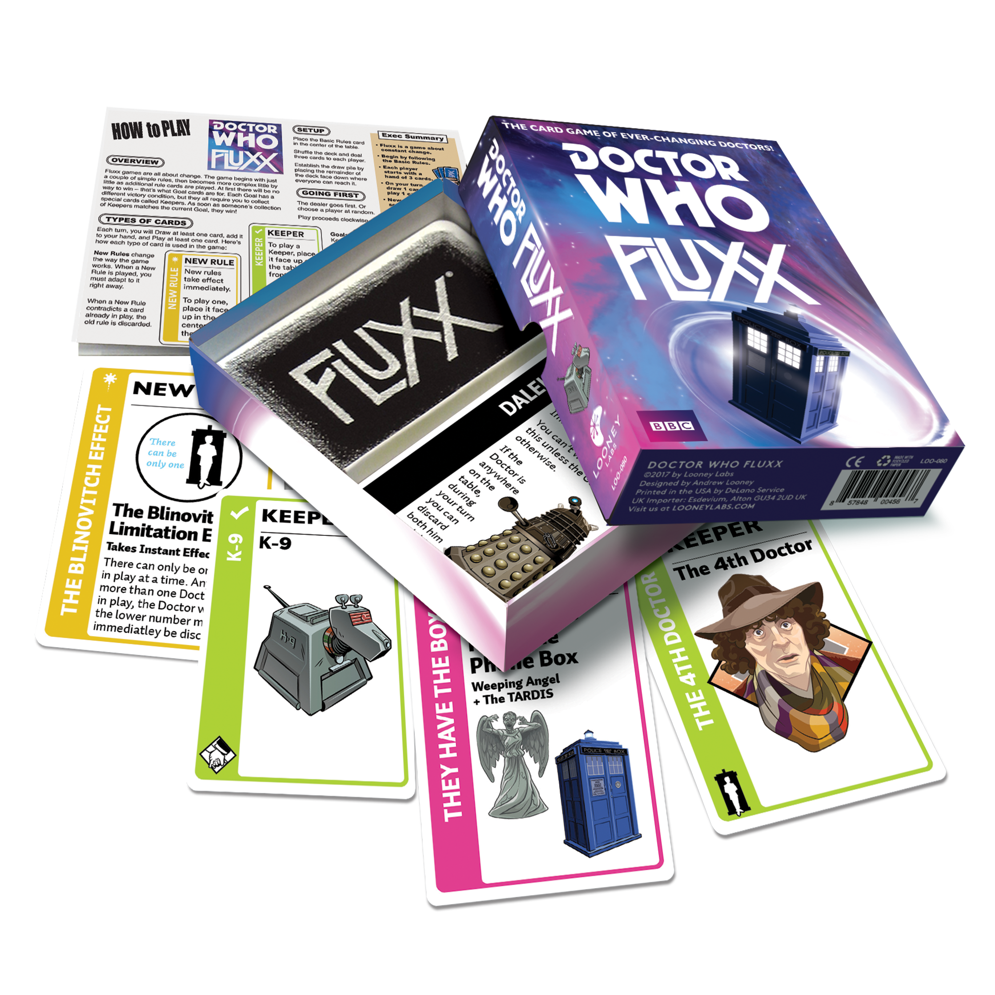 Doctor Who Fluxx Card Game
