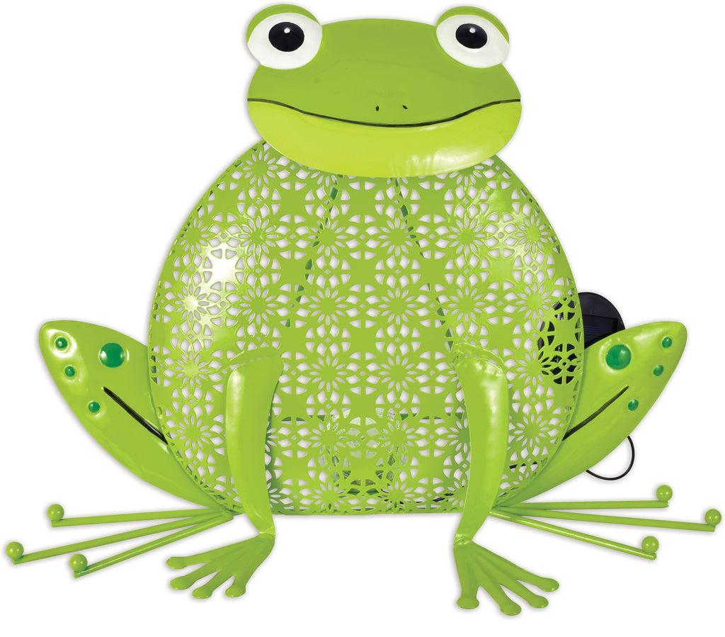 Daisy Frog Solar Porch Sitter