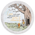 Love Is Just A Work/Someone Gives It Meaning Pooh - Beaded Art Round