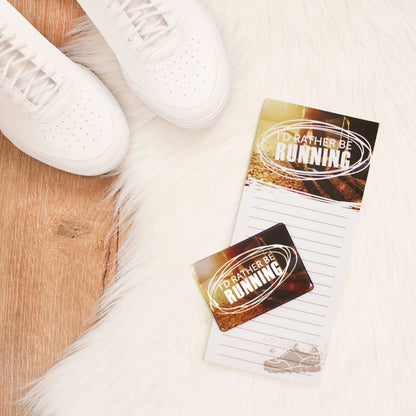 I'd Rather Be Running Magnetic Notepad