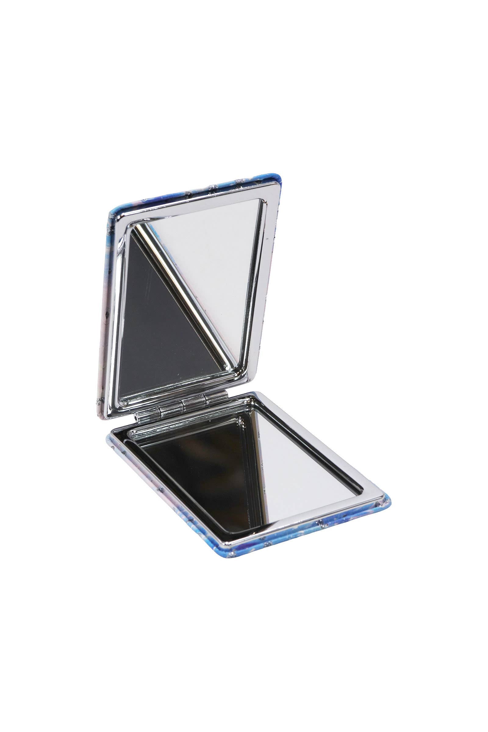 Marine Life Glitter Rectangular Compact Mirror
