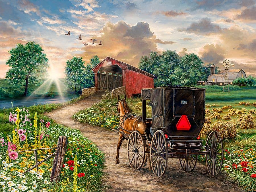 Evening on the Farm 1000 Piece Jigsaw Puzzle