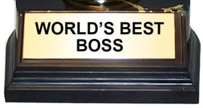 World's Best Boss Trophy