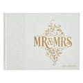 Guest Book White/Gold Mr. & Mrs. Our Wedding