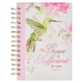 My Grace..Wirebound Journal Pink My Grace 2 Cor. 12:9