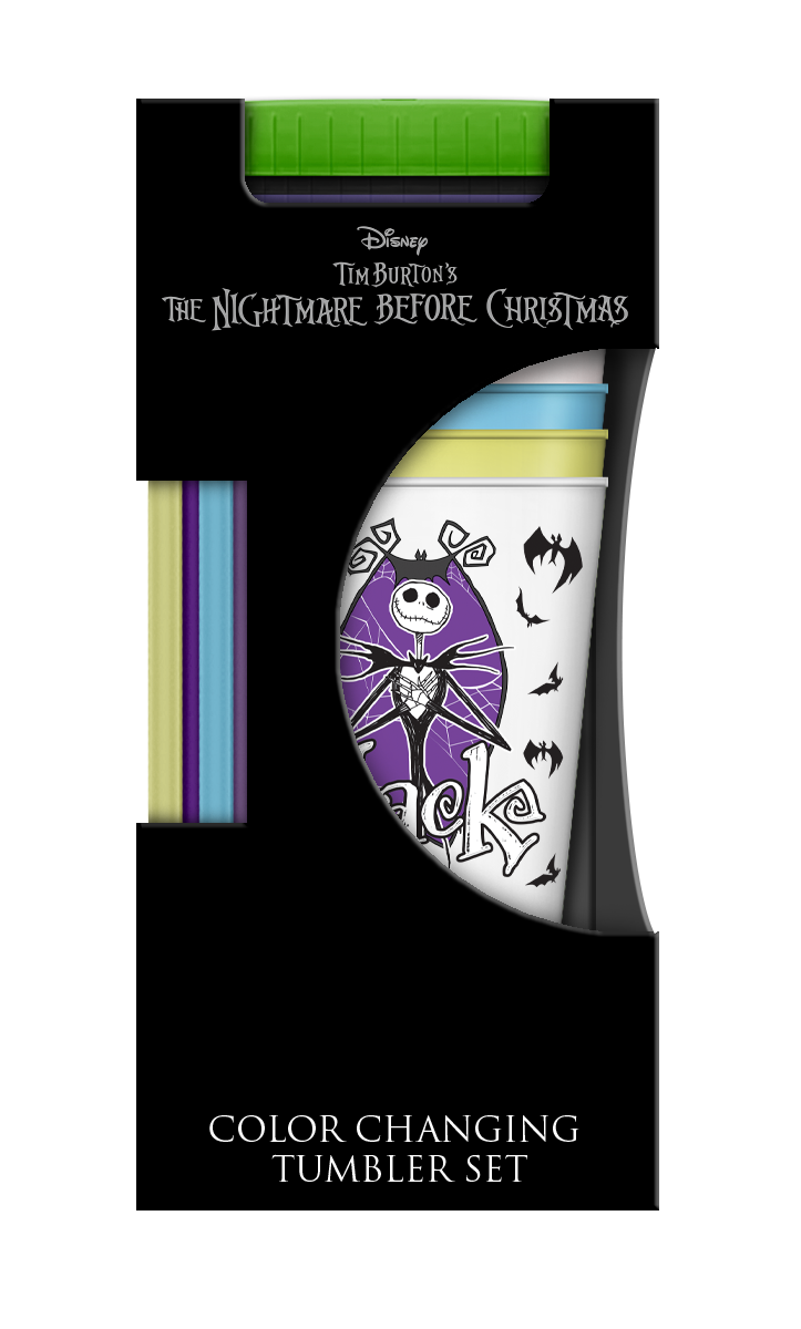 Nightmare Before Christmas Color Changing Cold Cup Set