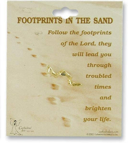 Footprints Lapel Pin