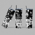 Nightmare Before Christmas Green Glow in the Dark Tumbler