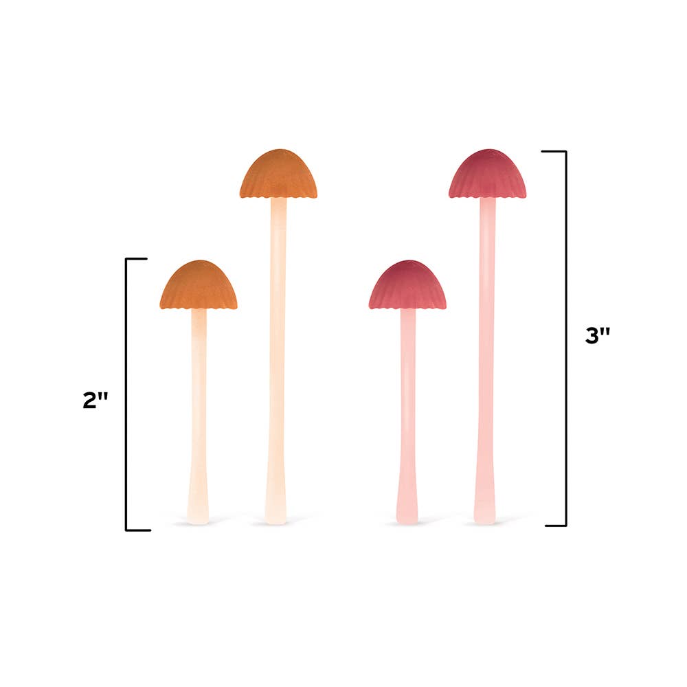 Magic Sprout Mushroom Bookmarks Set of 4