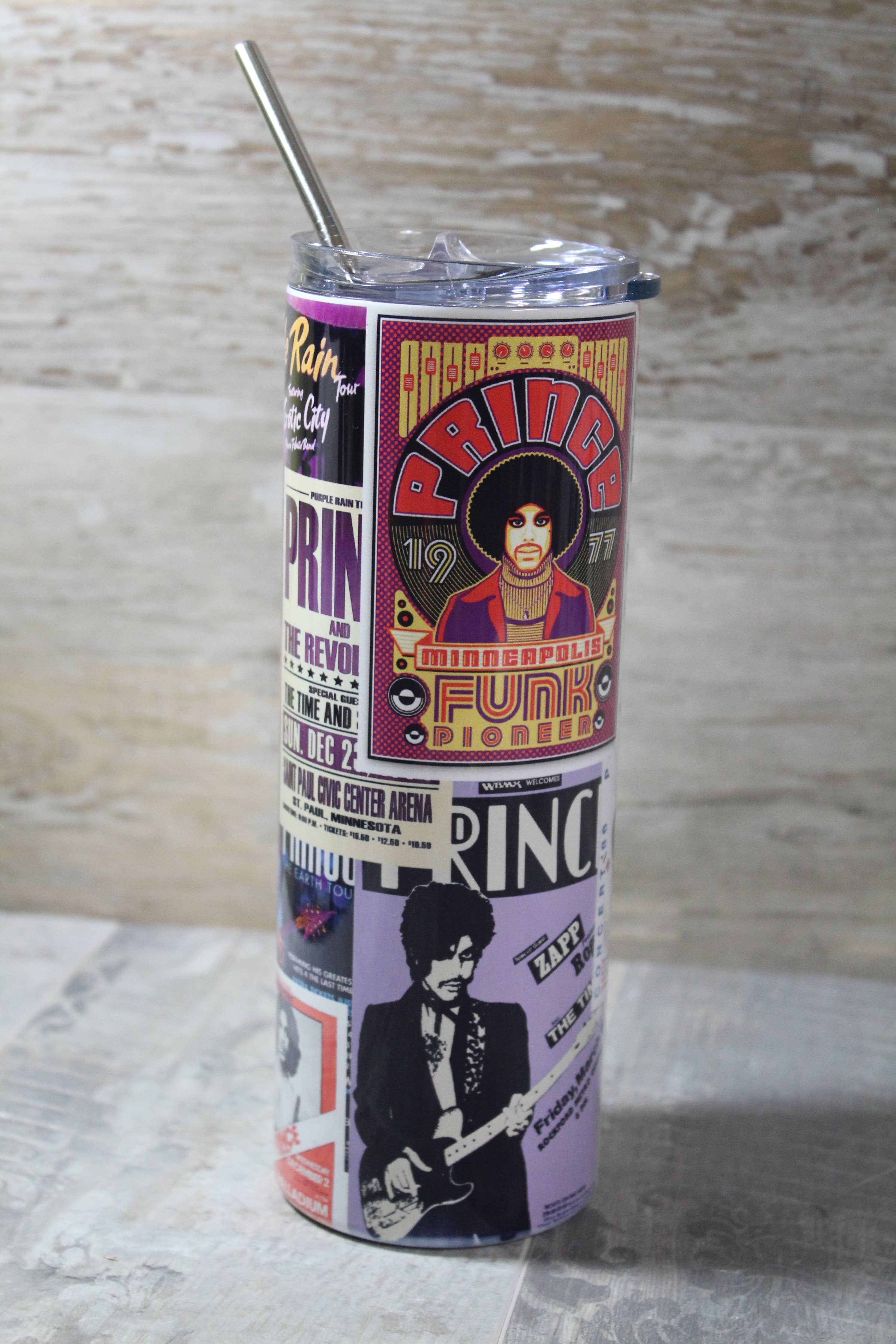 Prince Concert Poster Tumbler