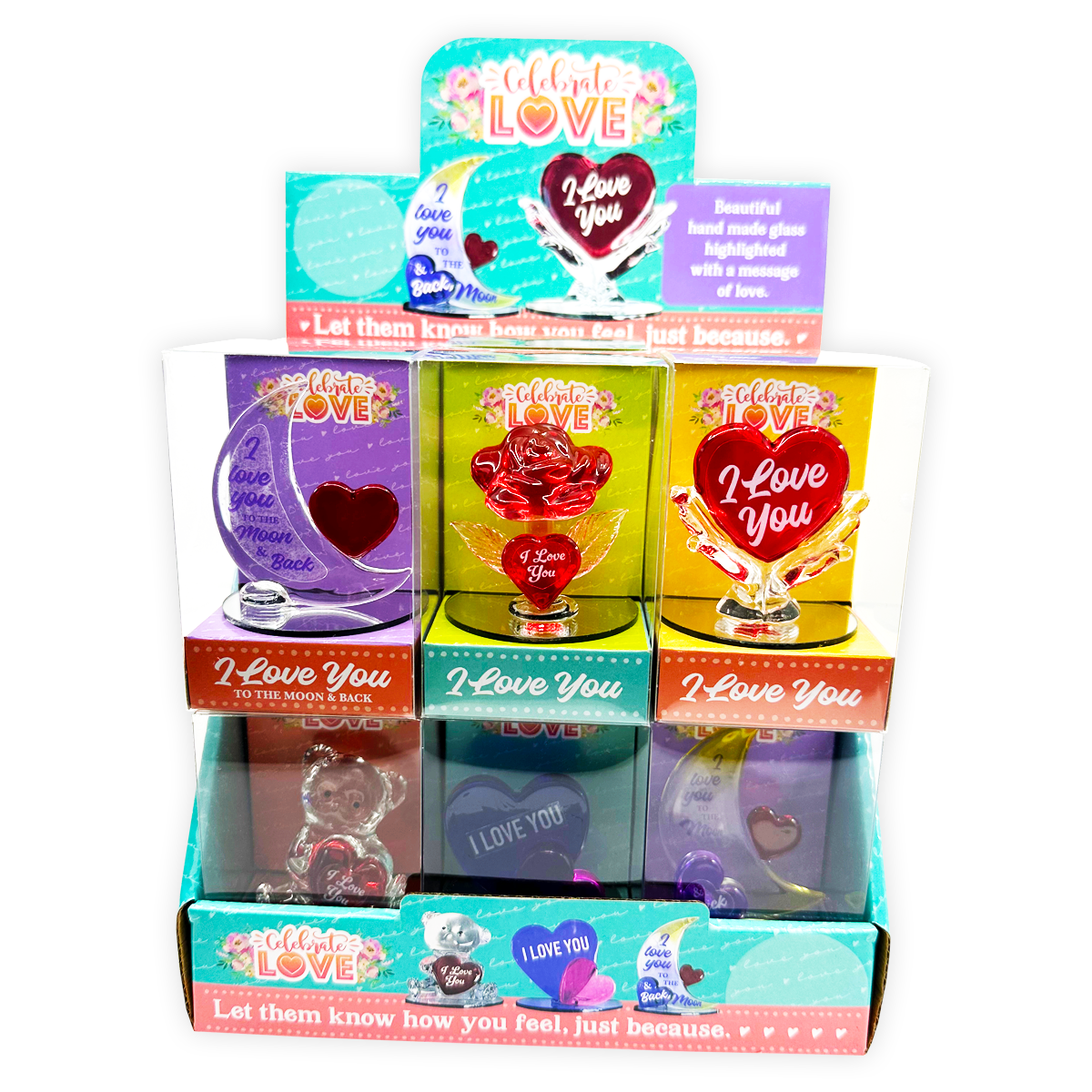 Celebrate Love Glass Keepsake Assortment