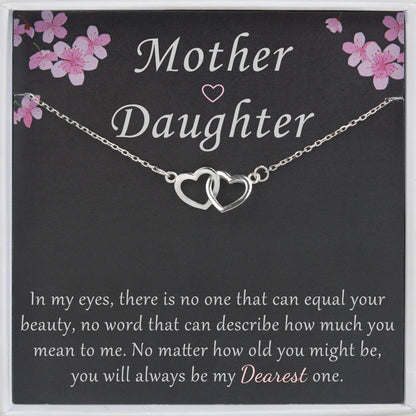 Mother and Daughter Necklace