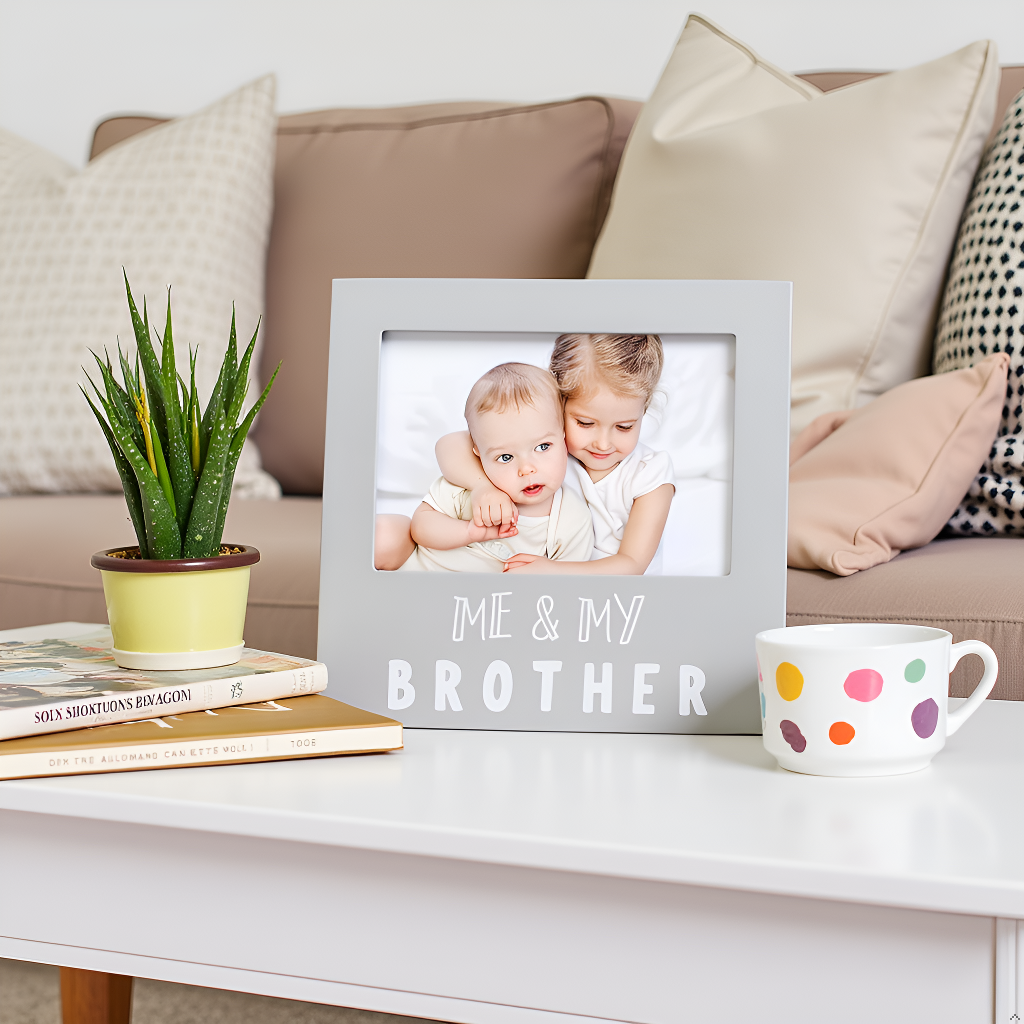 Me and My Brother Sentiment Picture Frame