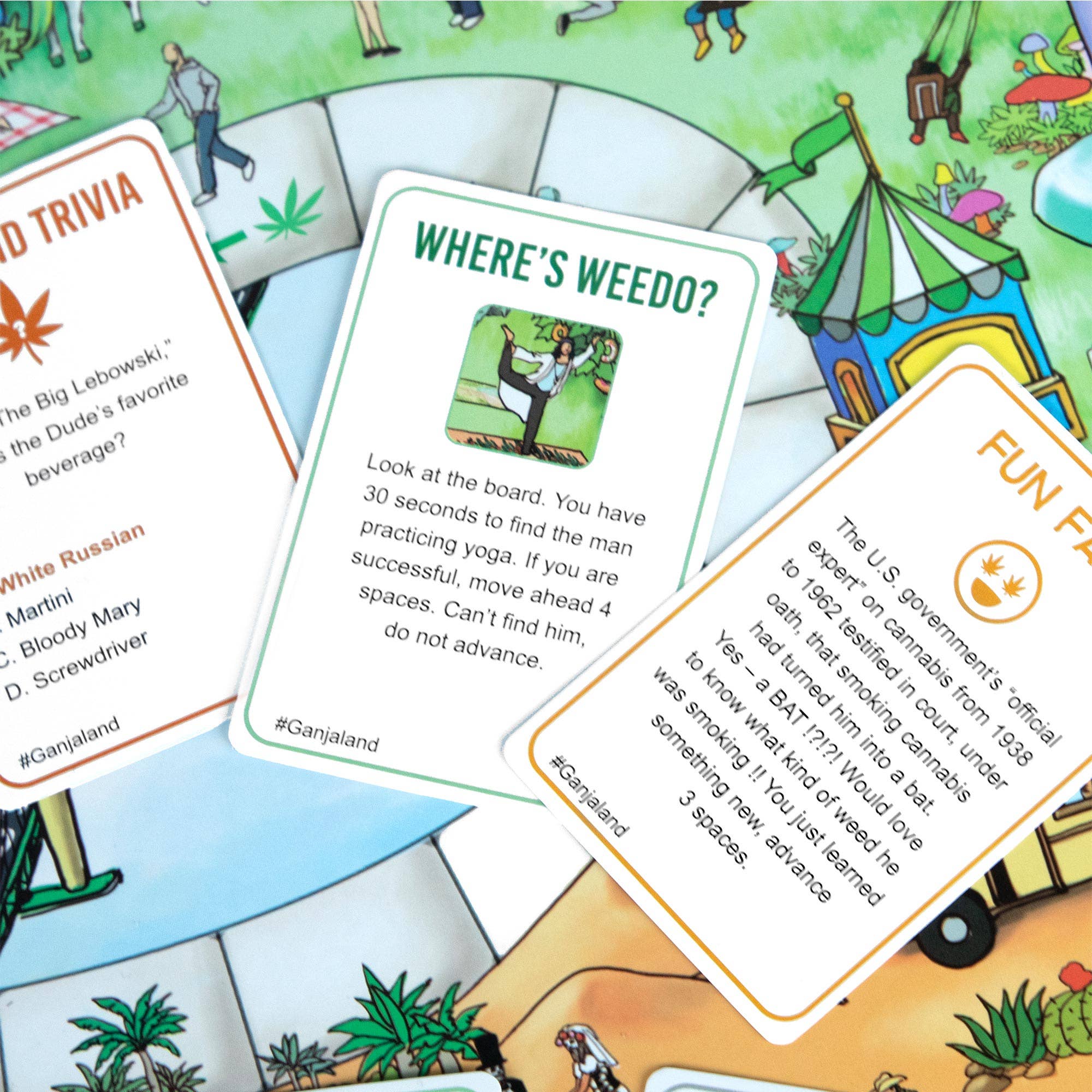 Ganjaland - Epic Weed Adventure Board Game for Adults