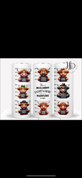 Highland Cow Tumbler: 20oz