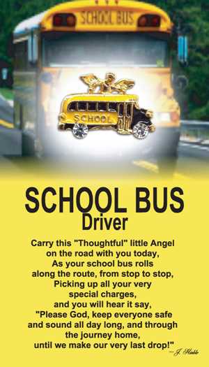 School Bus Driver Lapel Pin