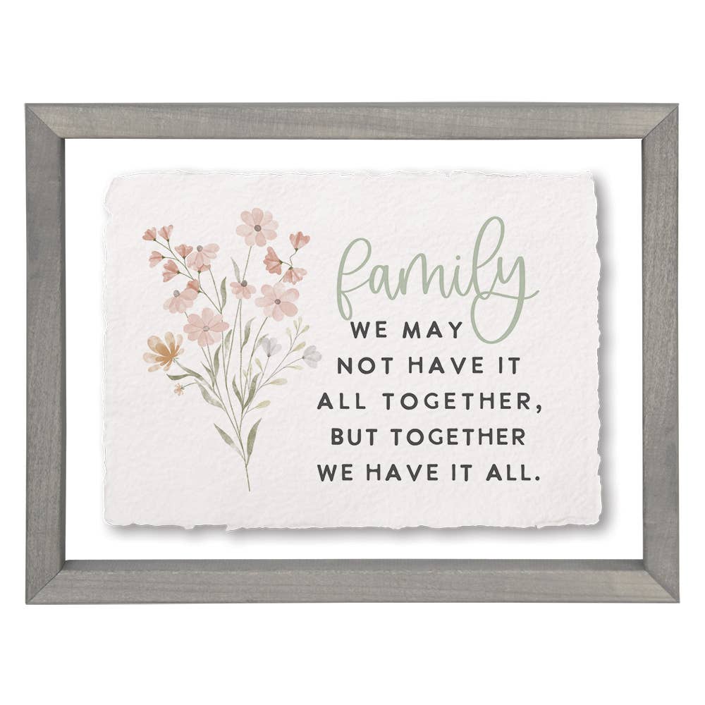 Family We May Not..Sign