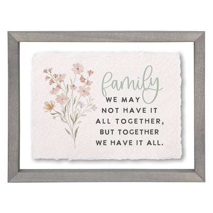 Family We May Not..Sign