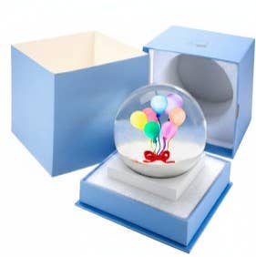 Balloon Bouquet Snow Globe