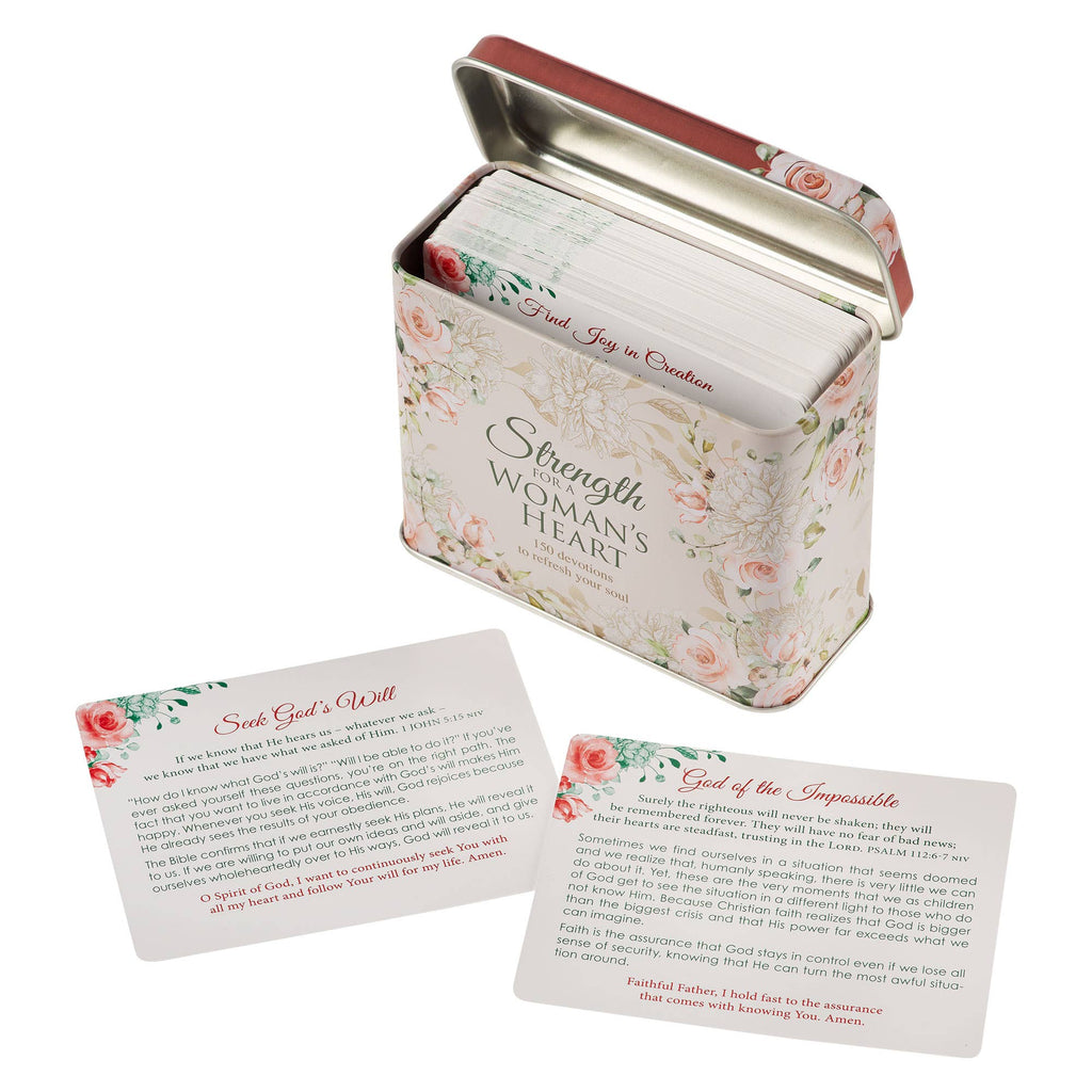 Strength for a Women's Heart Devotional Cards
