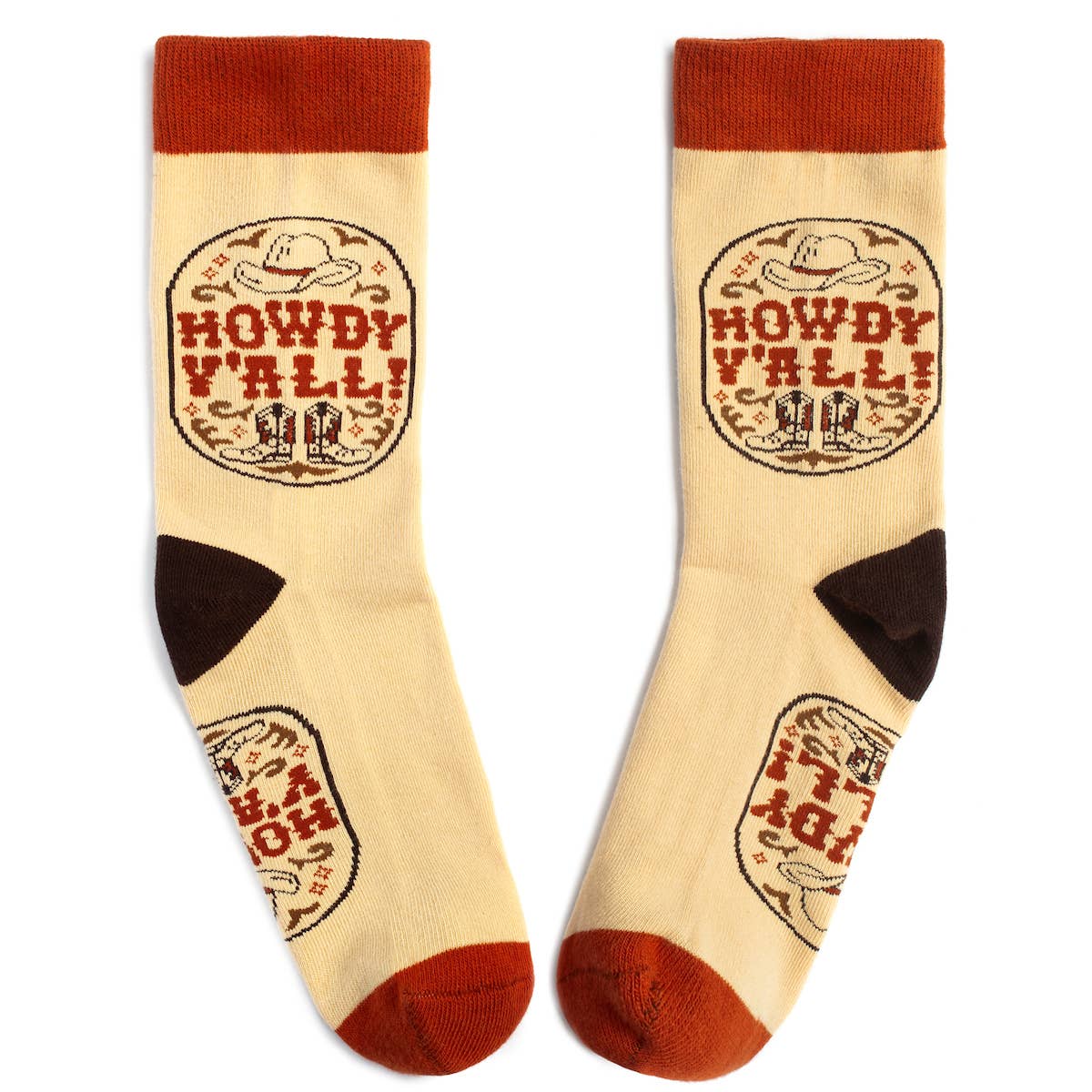 Howdy Y'all Country Western Socks