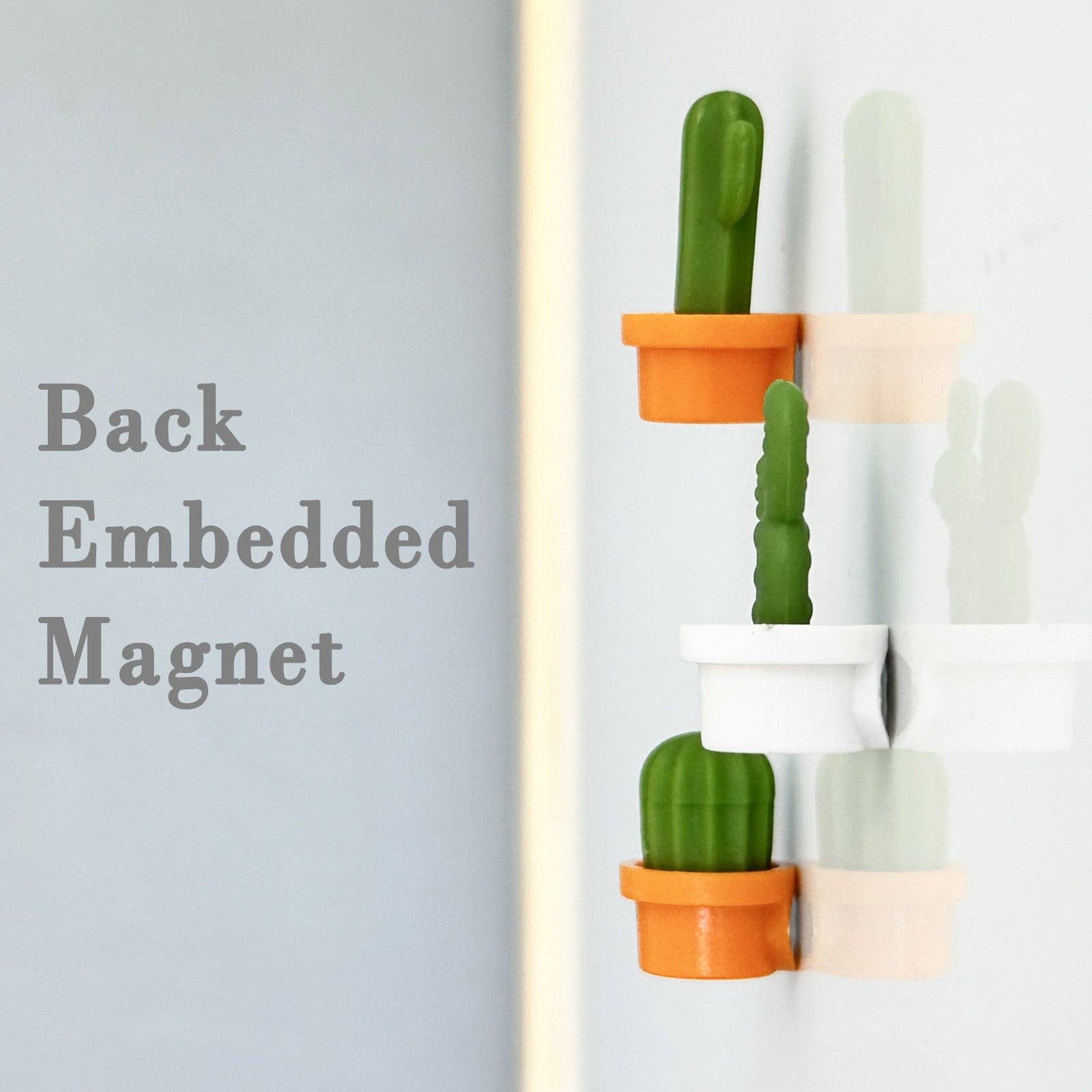 Refrigerator Magnets for Kitchen: Mini Cactus