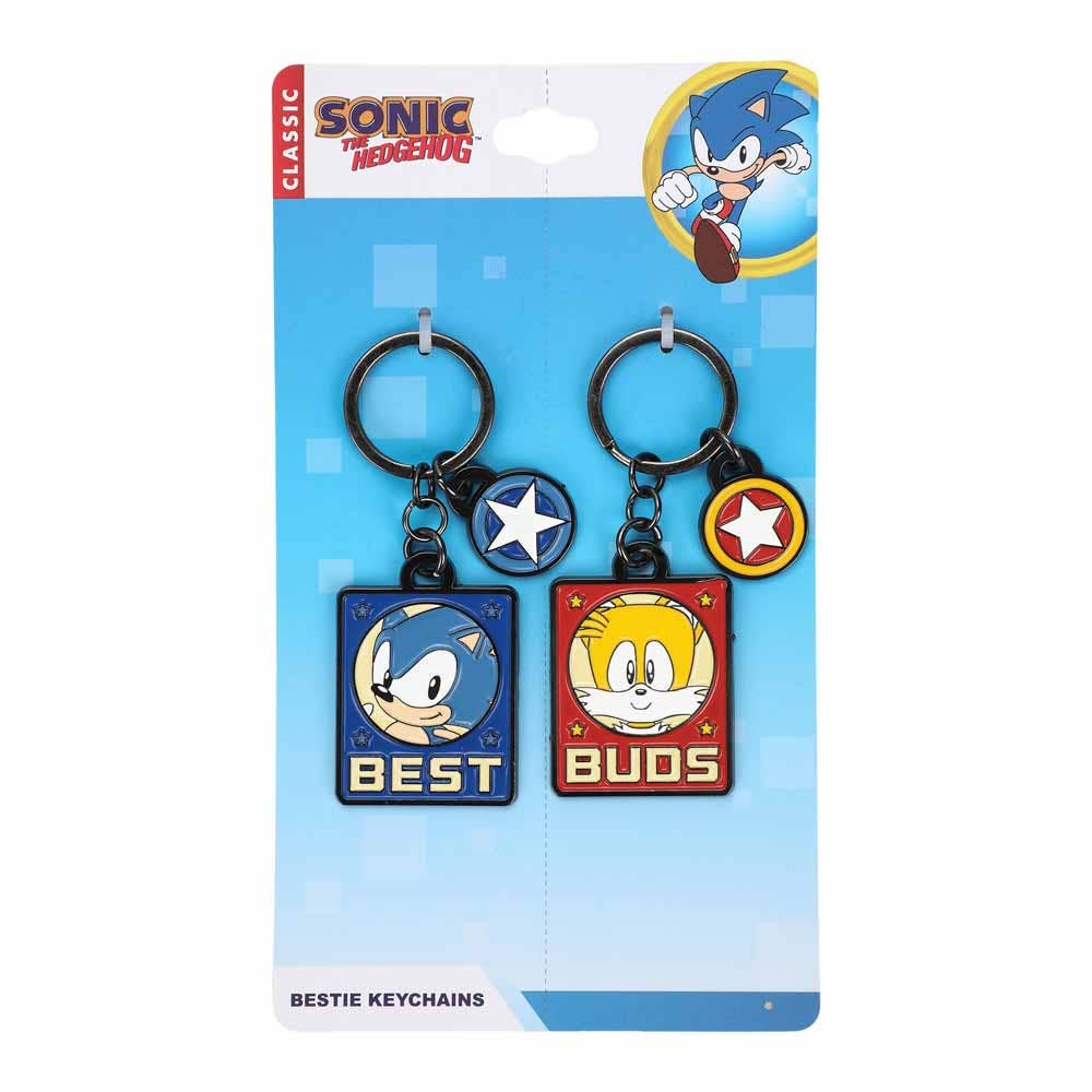 Sonic the Hedgehog & Tails Best Buds Keychain