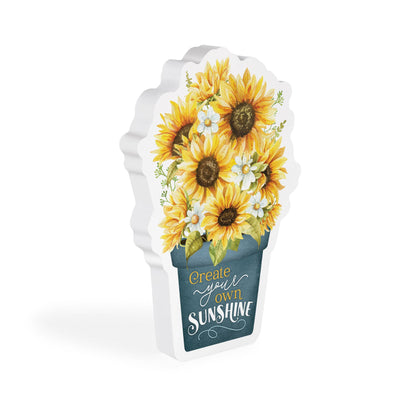 Create Your Own Sunshine Flower Pot Shape Décor