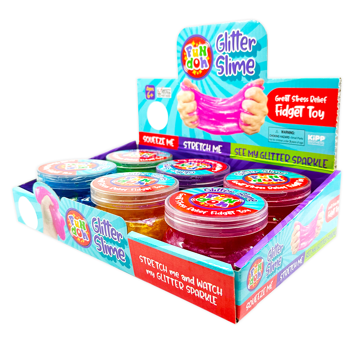 So Much Fun! Fun Doh Fidget Glitter Slime