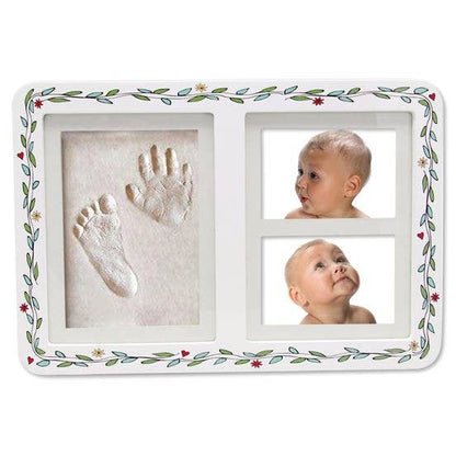 Baby Handprint Double Frame