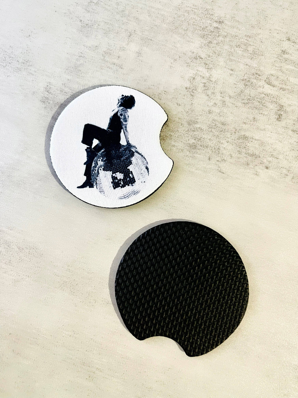 Harry Styles Disco Ball 2 Car Coasters