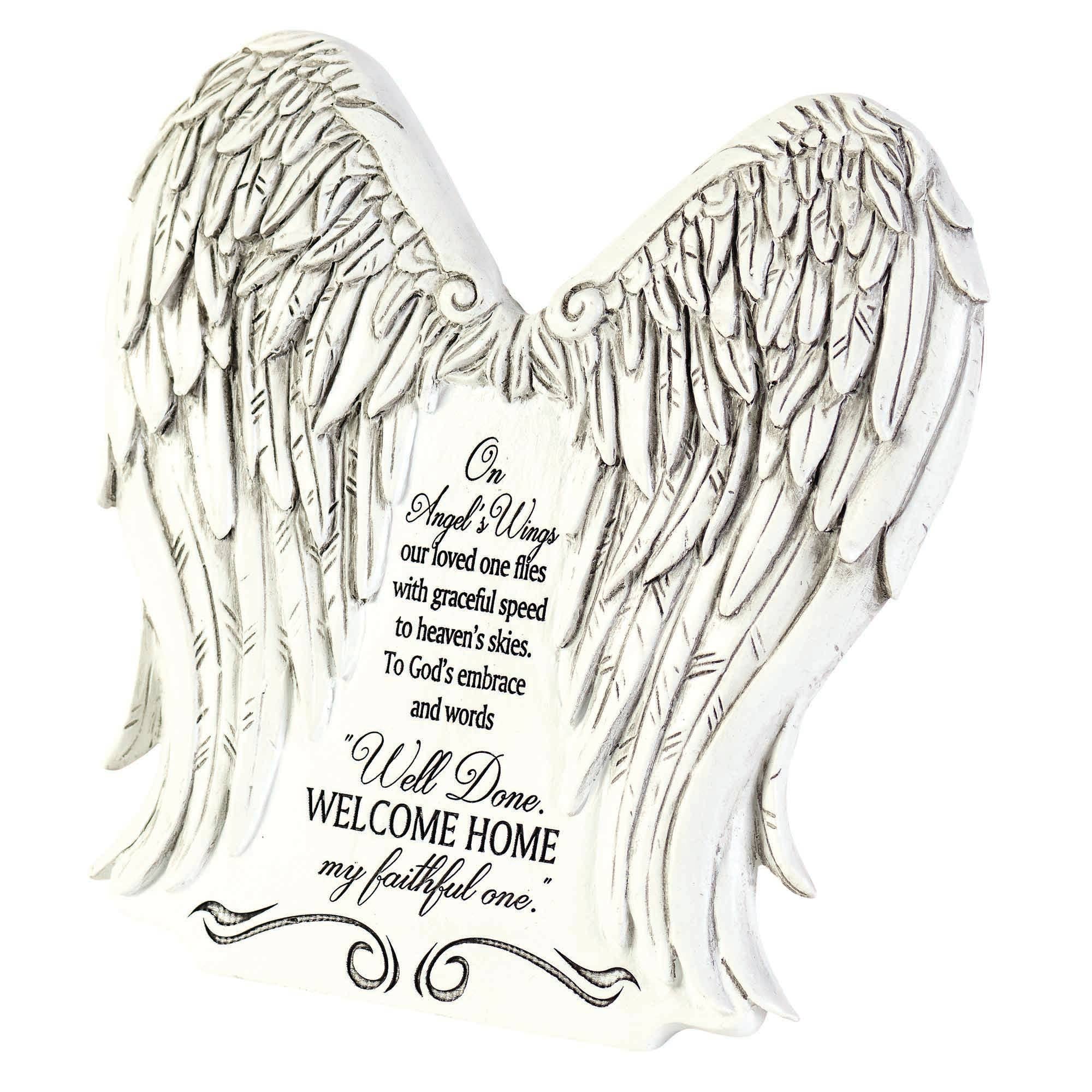 Angel's Wings Tabletop Plaque
