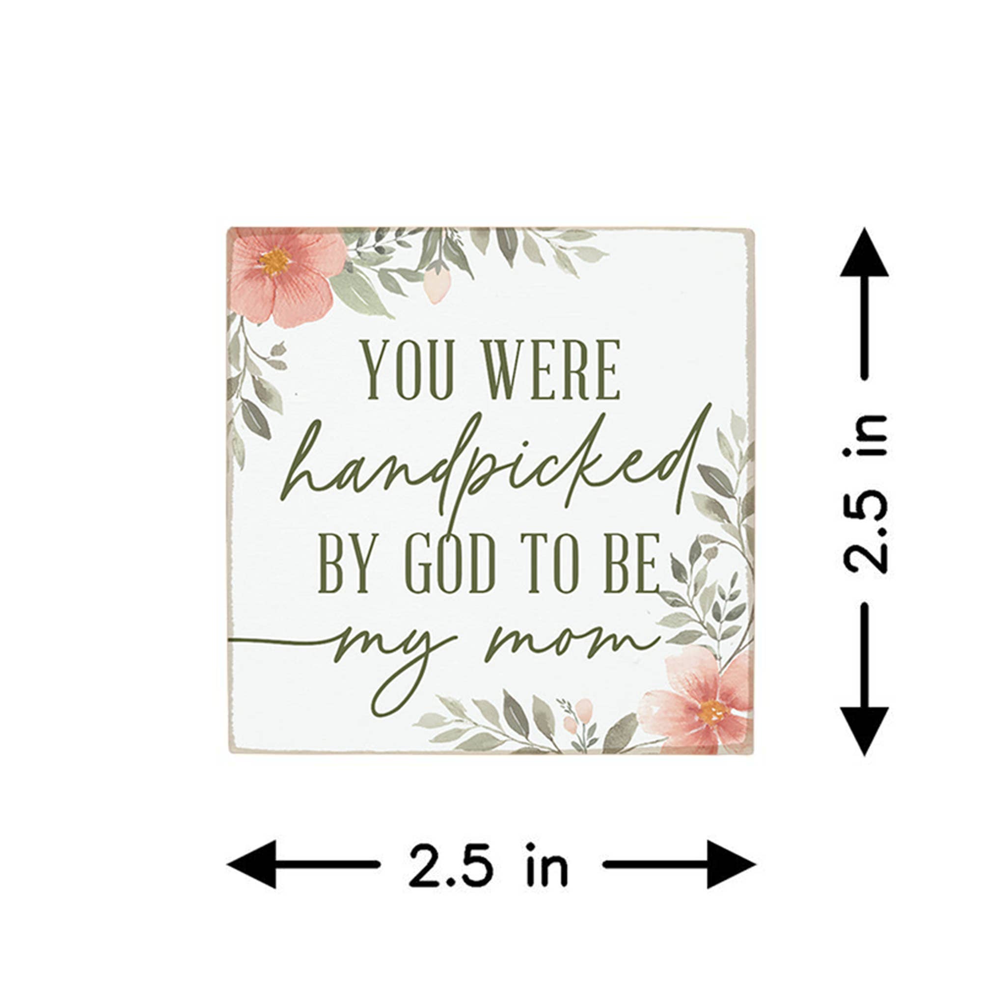 You Were Handpicked By God To Be My Mom - Square Magnets