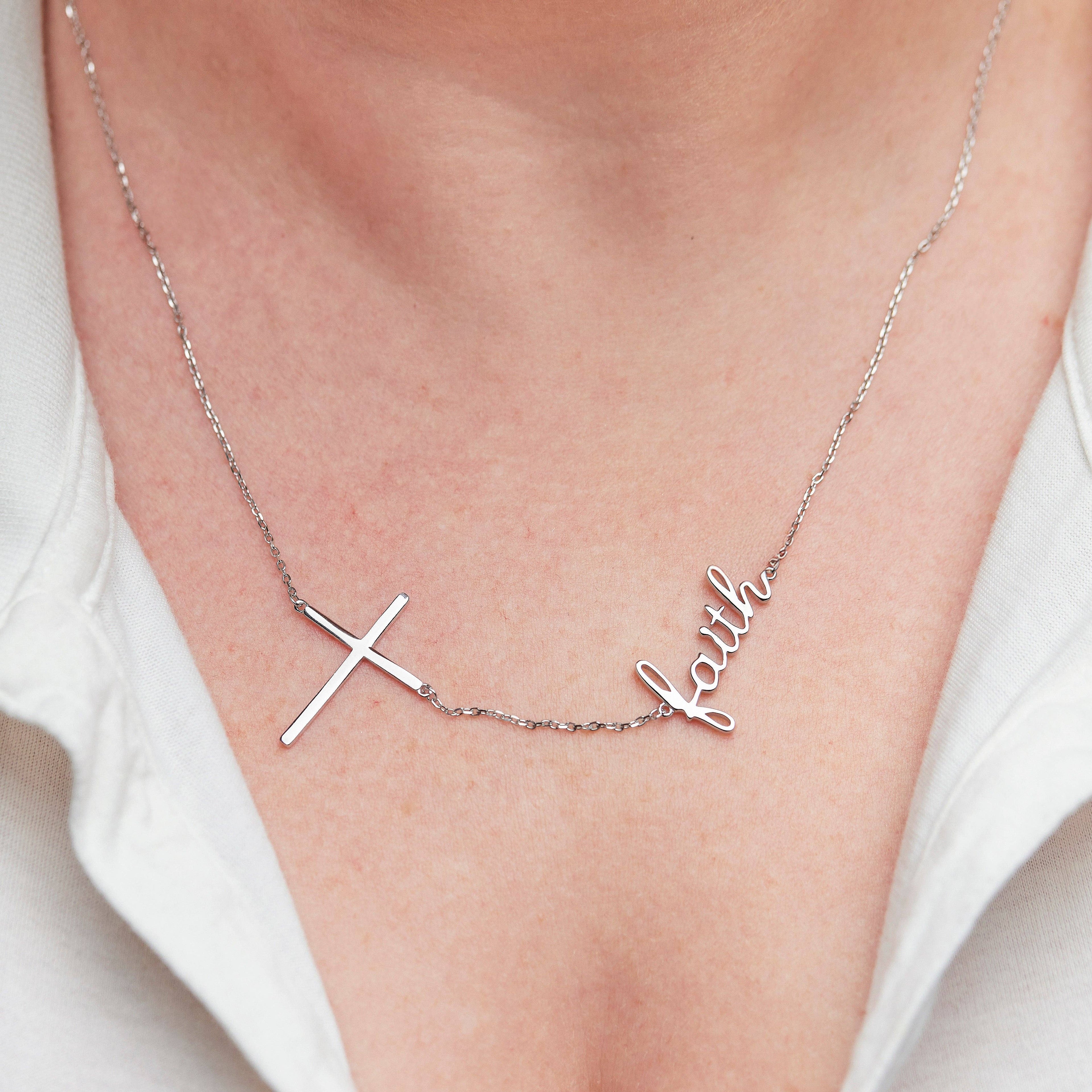 Faith And Cross Necklace