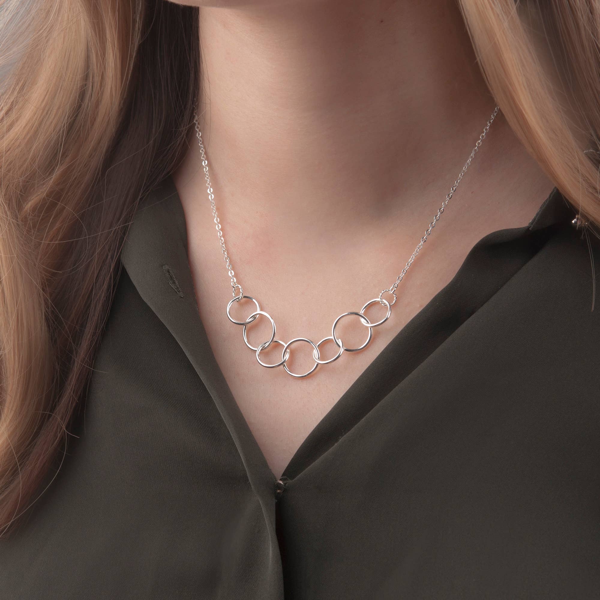 Happy 70th Birthday Sterling Silver Necklace Jewelry Set