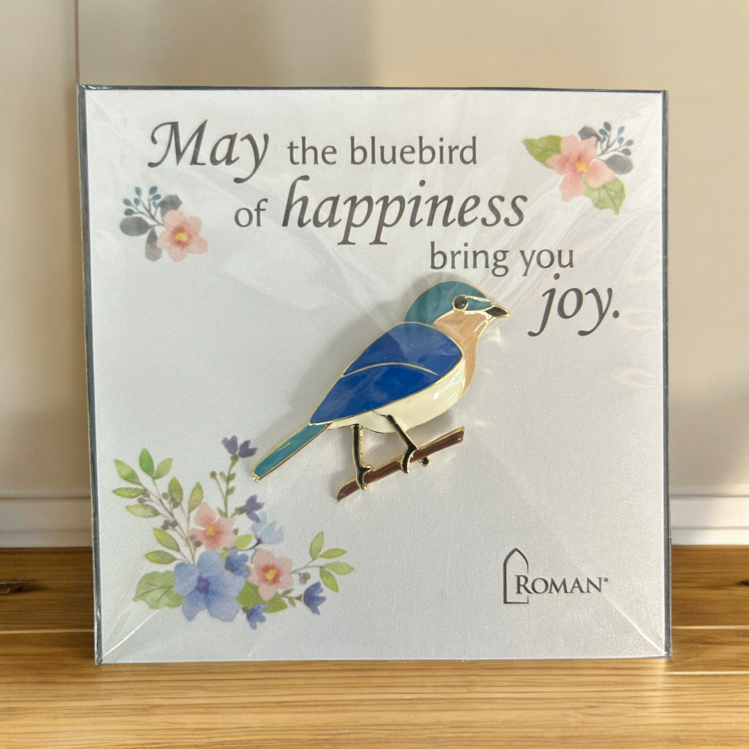 May the Bluebird of Happiness..Lapel Pin