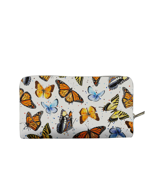Butterflies Zipper Wallet