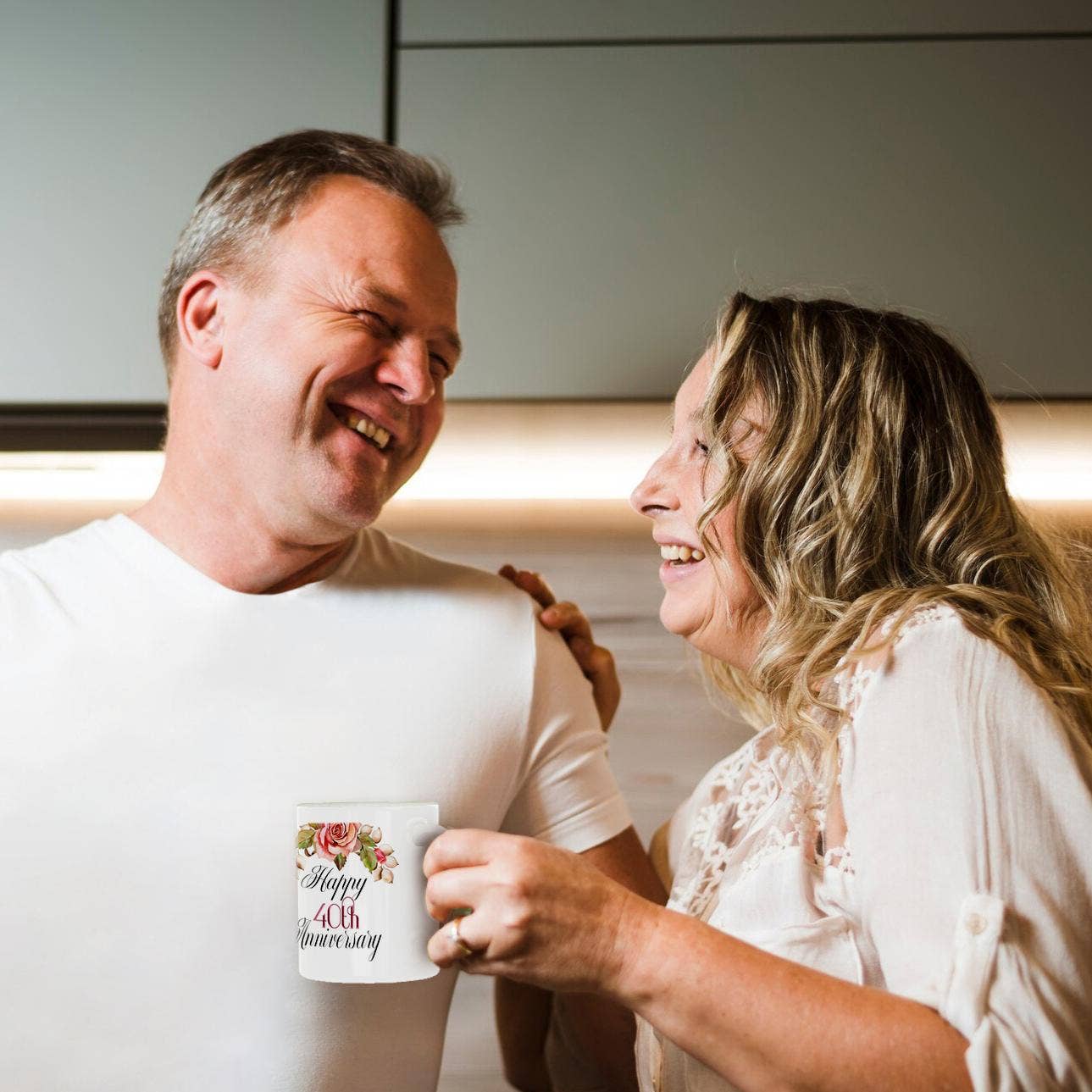 Happy 40th Anniversary Mug