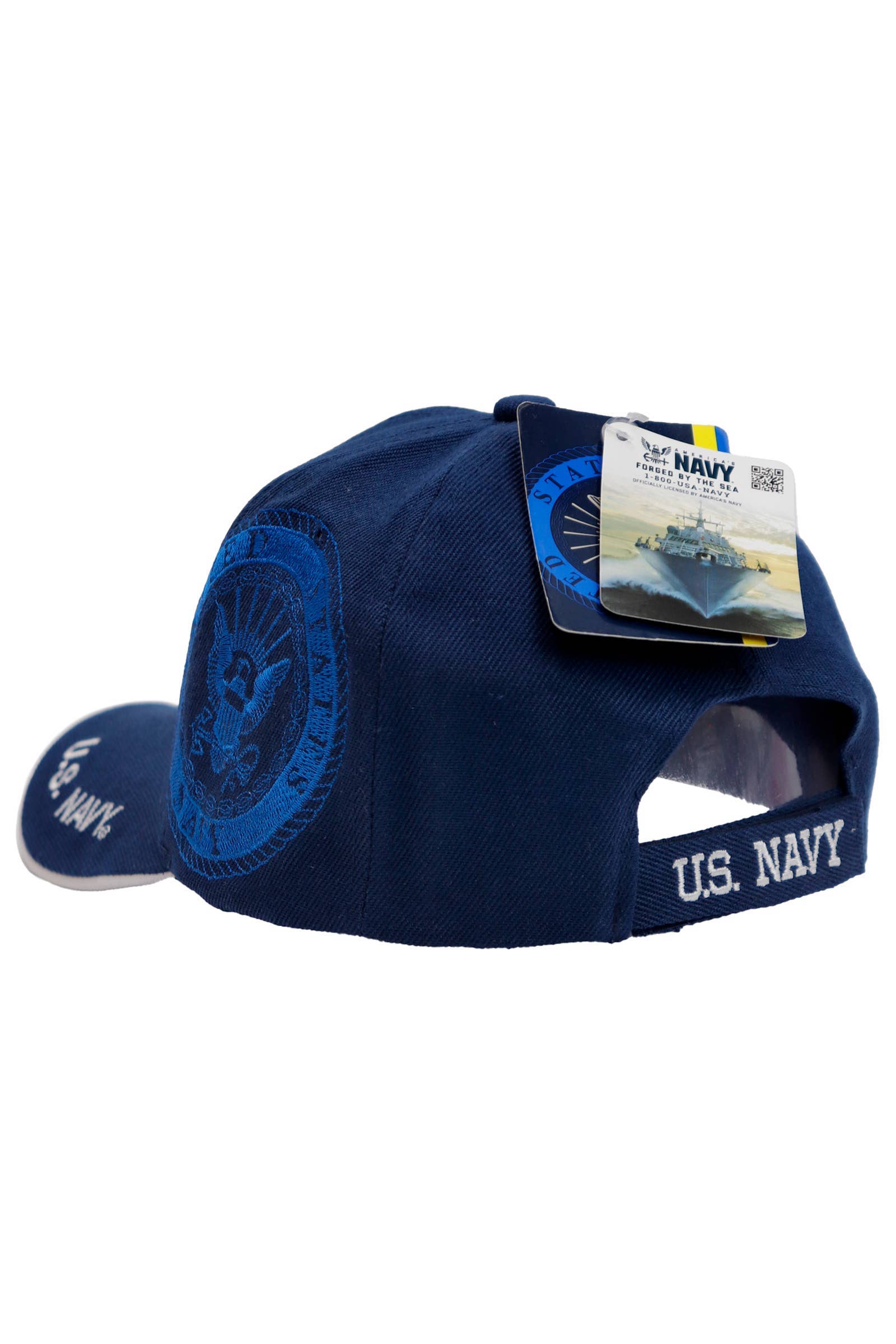 U.S. Navy Official Licensed Baseball Cap: NAVY BLUE / ONE SIZE