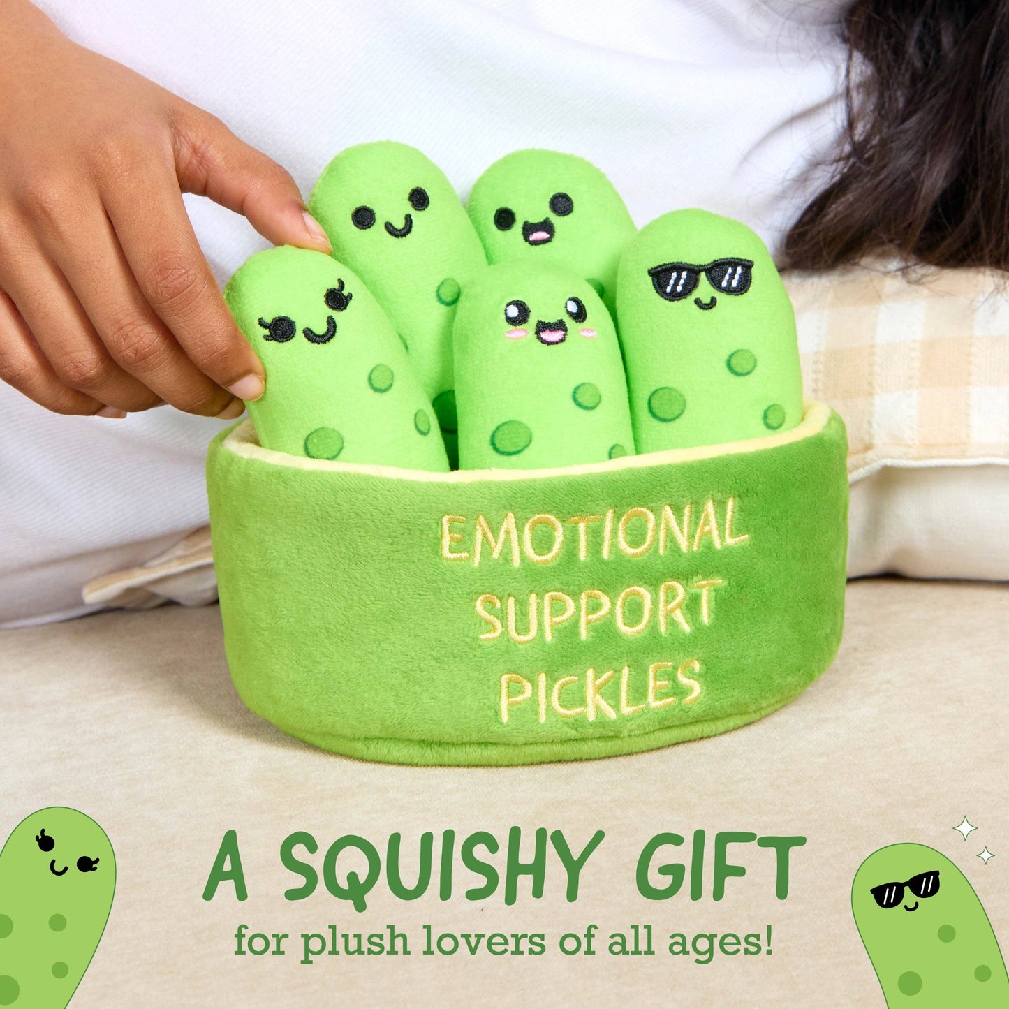 Emotional Support Pickles - Set of 5 Pickles