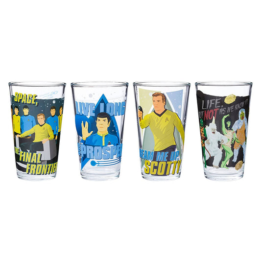 Star Trek 4pc. Pint Glass Set