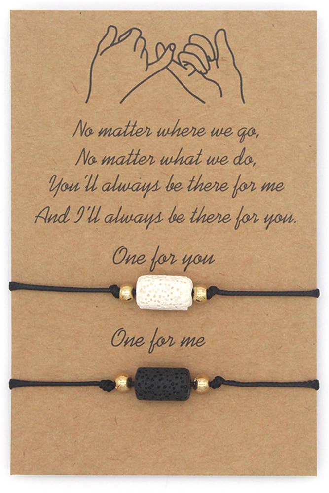 Pelelith Couples Braided Bracelets