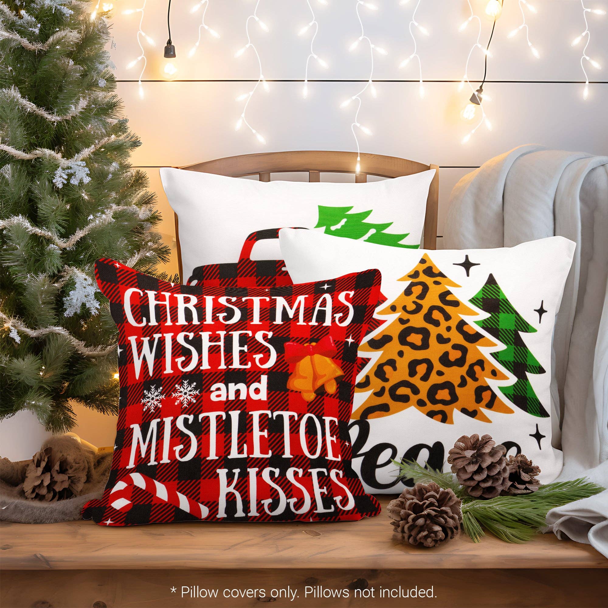 Christmas Decoration Farmhouse Throw Pillows