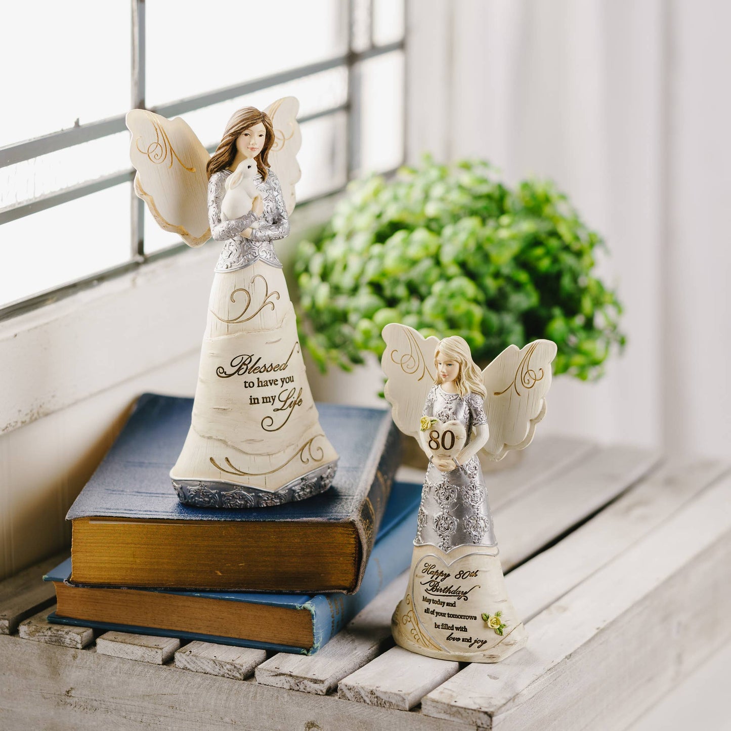 80th Birthday Angel Figurine