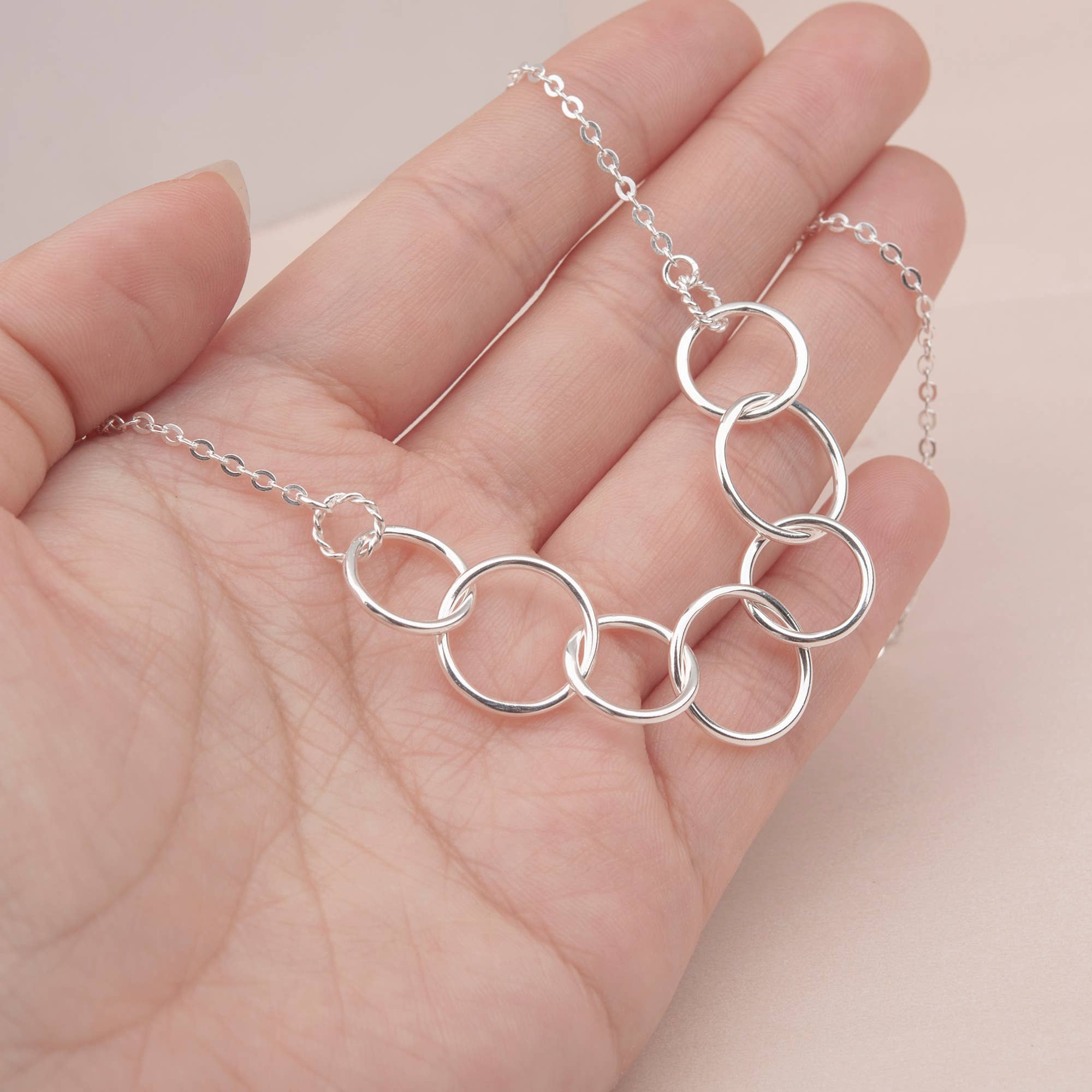 Happy 70th Birthday Sterling Silver Necklace Jewelry Set